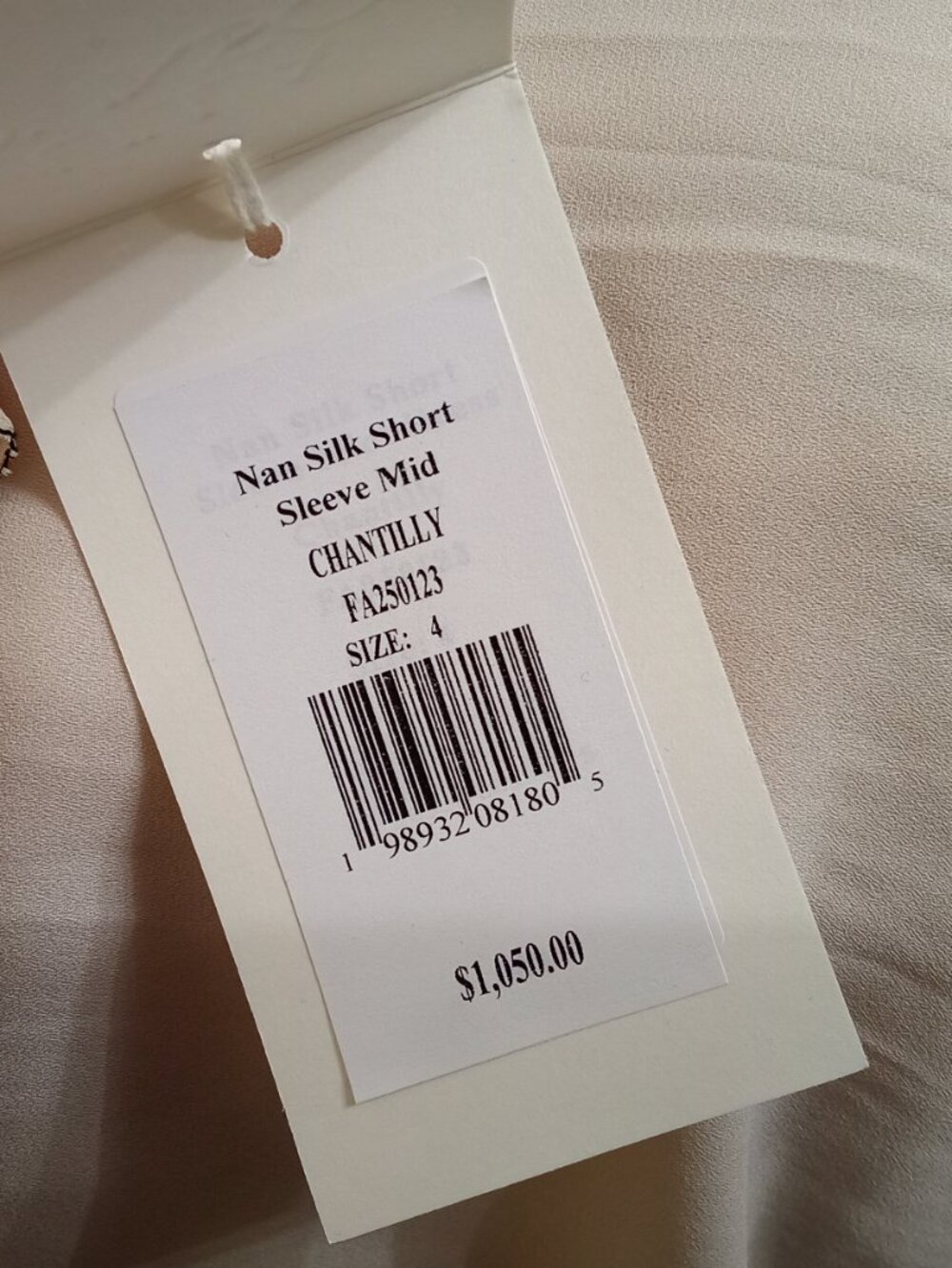 Ulla Johnson Nan Silk Short Sleeve Midi Tiered Dress- Chantilly Size 4 & 8 NWT - Picture 7 of 10